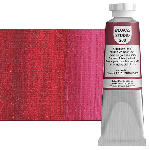 Lukas Studio Oil Color Alizarin Crimson Hue 37ml Tube - (58314)
