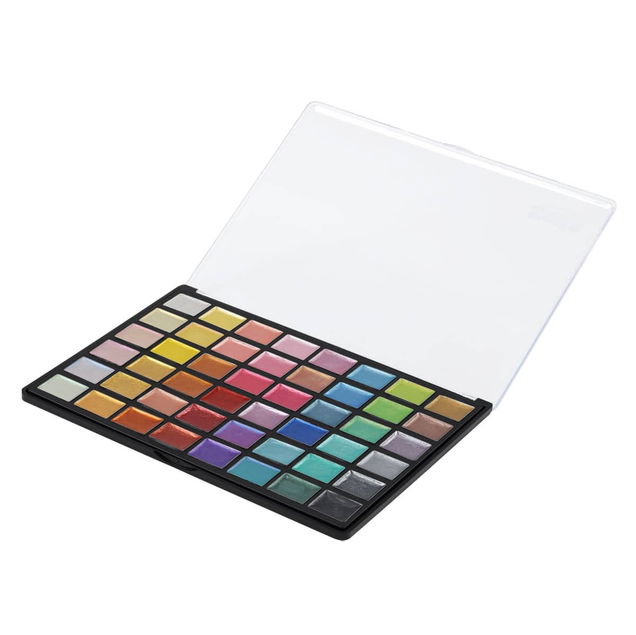 SoHo Watercolor Pan Set of 48 Metallic Colors SoHo Watercolor Pan Set of 48 Metallic Colors