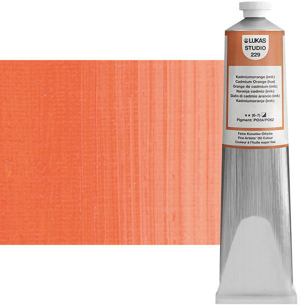 Lukas Studio Oil Color Cadmium Orange Hue 200ml Tube - (69754)