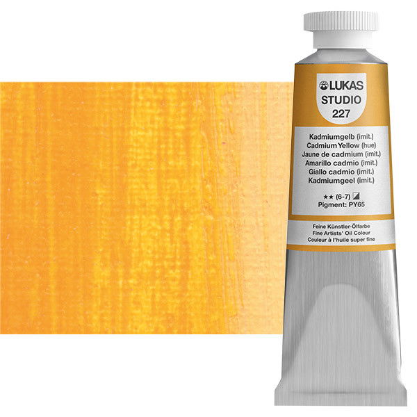 Lukas Studio Oil Color Cadmium Yellow Hue 37ml Tube - (69728)