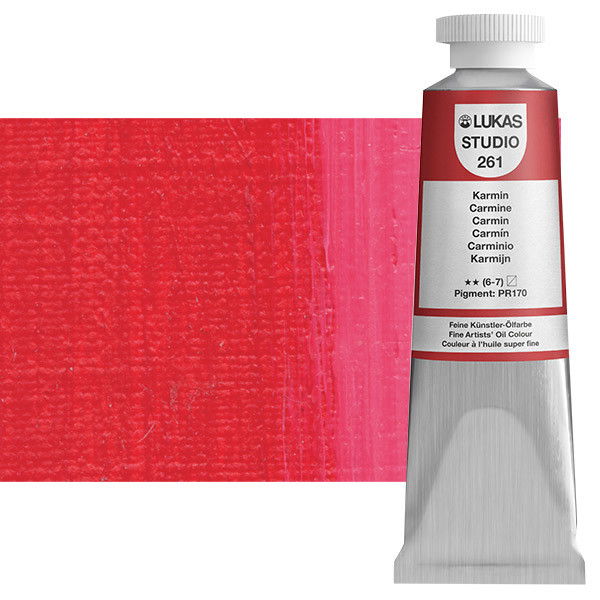 Lukas Studio Oil Color Carmine 37ml Tube - (69730)