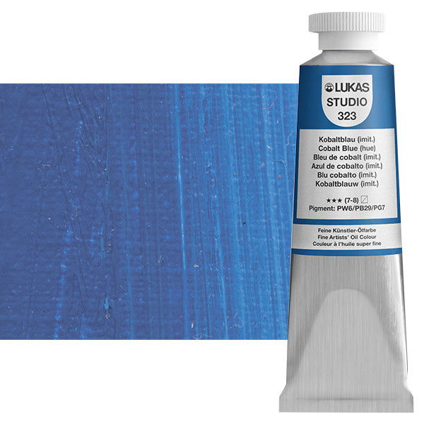 Lukas Studio Oil Color Cobalt Blue Hue 37ml Tube - (58332)