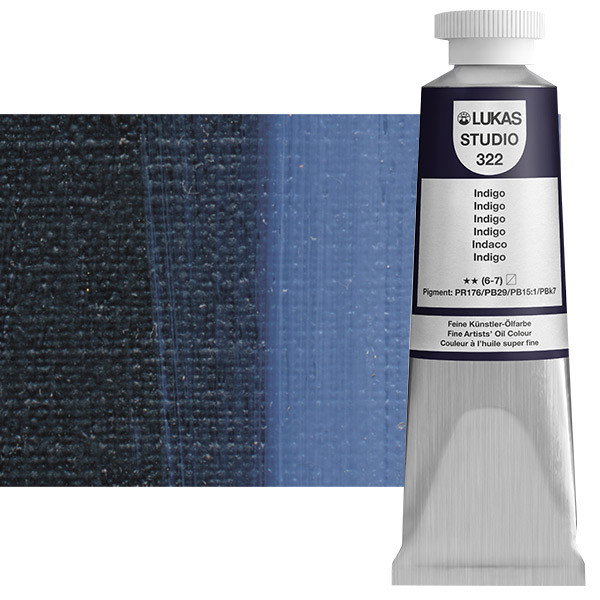 Lukas Studio Oil Color Indigo 37ml Tube - (69736)