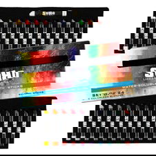 SoHo Water-Soluble Oil Stick 37 ml Set of 24 with Blender SoHo Water-Soluble Oil Stick 37 ml Set of 24 with Blender