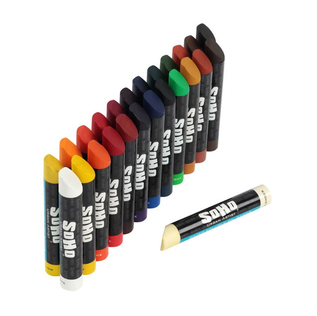 SoHo Water-Soluble Oil Stick 37 ml Set of 24 with Blender SoHo Water-Soluble Oil Stick 37 ml Set of 24 with Blender