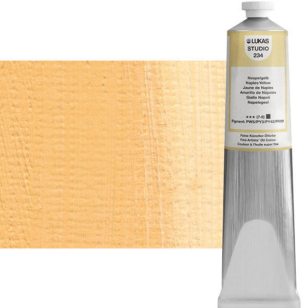 Lukas Studio Oil Color Naples Yellow 200ml Tube - (69777)