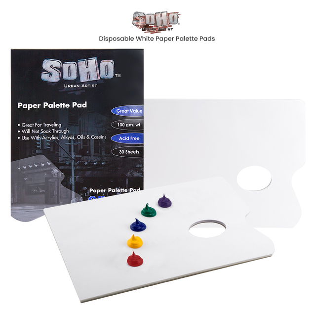 SoHo Urban Artist White Paper Palettes SoHo Urban Artist White Paper Palettes