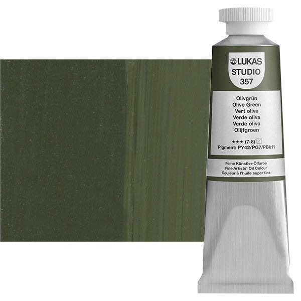 Lukas Studio Oil Color Olive Green 37ml Tube - (58347)
