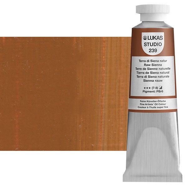 Lukas Studio Oil Color Raw Sienna 37ml Tube - (58303) Lukas Studio Oil Color Raw Sienna 37ml Tube - (58303)