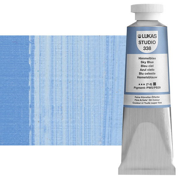 Lukas Studio Oil Color Sky Blue 37ml Tube - (69744)