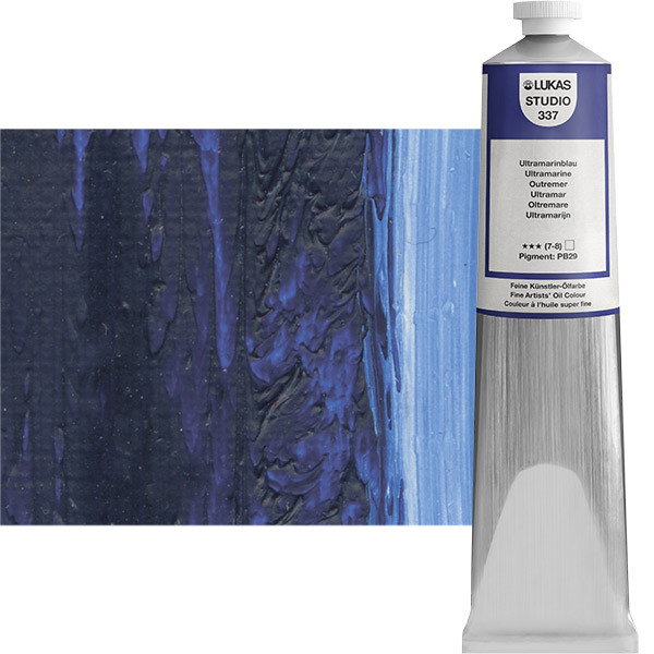 Lukas Studio Oil Color Ultramarine Blue 200ml Tube - (69791)