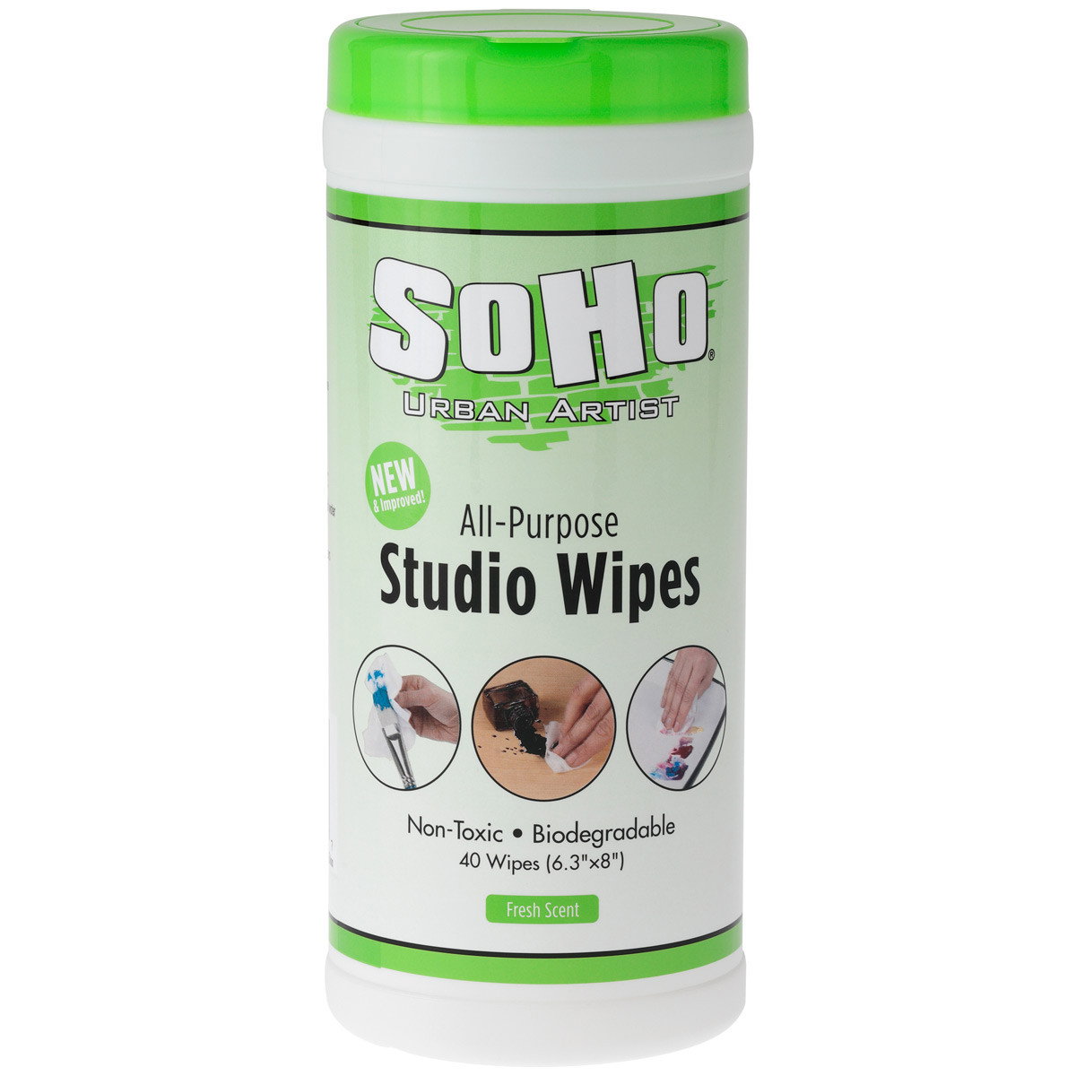 SoHo Urban Artist Wipes 40 Count - (87123)