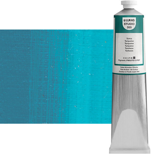 Lukas Studio Oil Color Turquoise 200ml Tube - (69790)