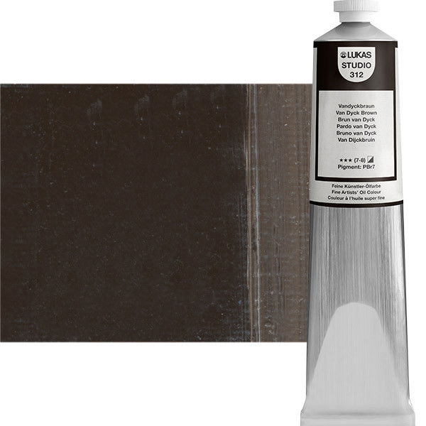 Lukas Studio Oil Color Van Dyke Brown 200ml Tube - (69792)