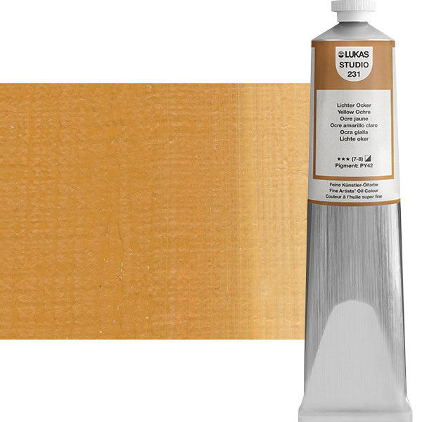 Lukas Studio Oil Color Yellow Ochre 200ml Tube - (69795)