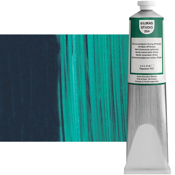 Lukas Studio Oil Color Viridian 200ml Tube - (69794)
