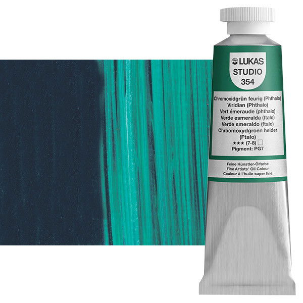 Lukas Studio Oil Color Viridian Phthalo 37ml Tube - (69748)