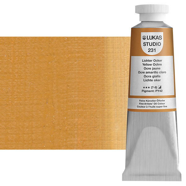 Lukas Studio Oil Color Yellow Ochre 37ml tube - (58299)