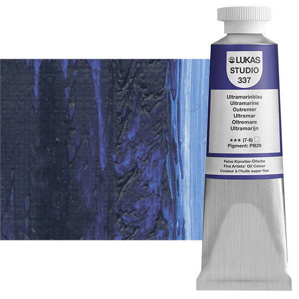 Lukas Studio Oil Color Ultramarine Blue 37ml Tube - (58338)