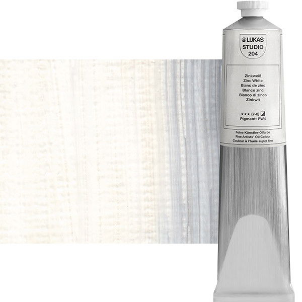 Lukas Studio Oil Color Zinc White 200ml Tube - (69796)