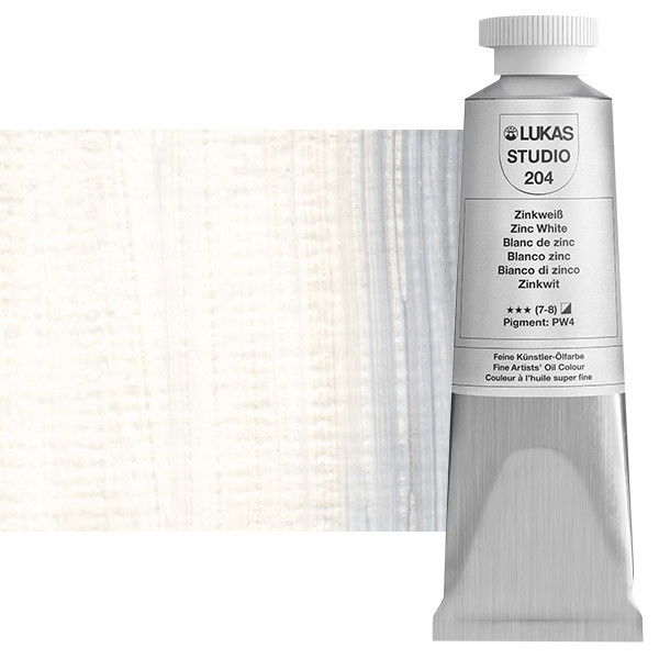 Lukas Studio Oil Color Zinc White 37ml Tube - (58283) Lukas Studio Oil Color Zinc White 37ml Tube - (58283)
