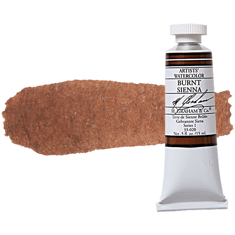 M Graham Watercolor 15ml Tube Burnt Sienna - (200017921)