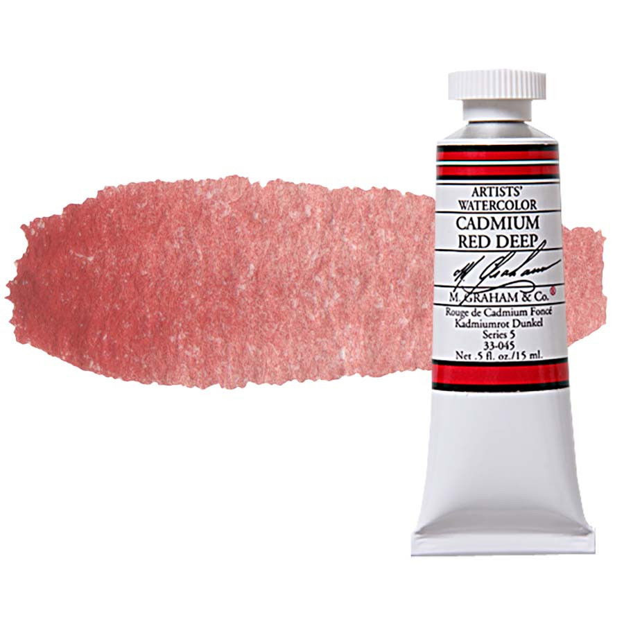 M Graham Watercolor 15ml Tube Cadmium Red Deep - (200017925)