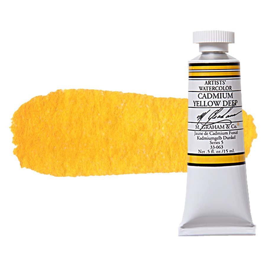 M Graham Watercolor 15ml Tube Cadmium Yellow Deep - (200017928)