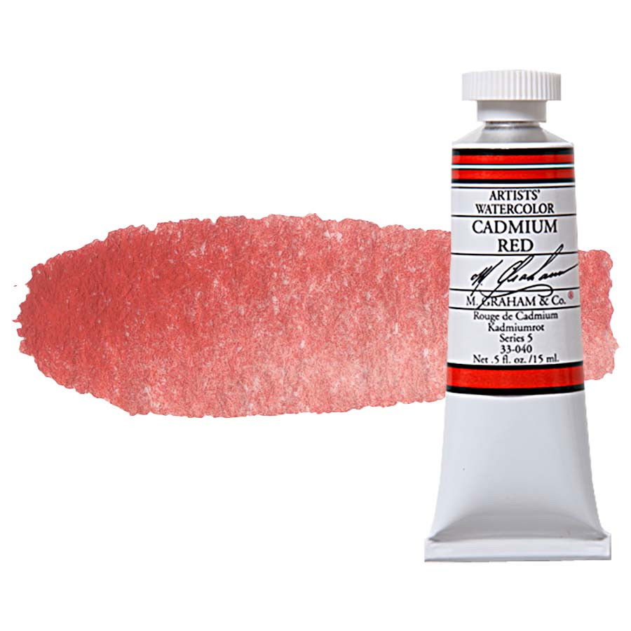 M Graham Watercolor 15ml Tube Cadmium Red - (200017924)
