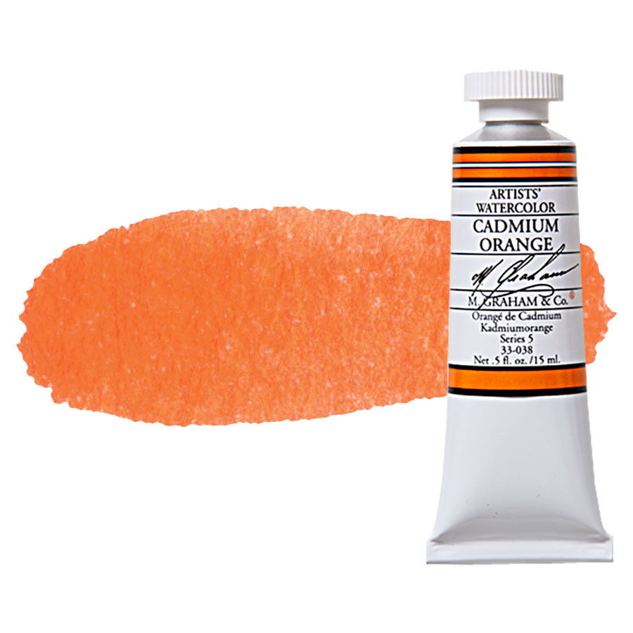 M Graham Watercolor 15ml Tube Cadmium Orange - (200017923)