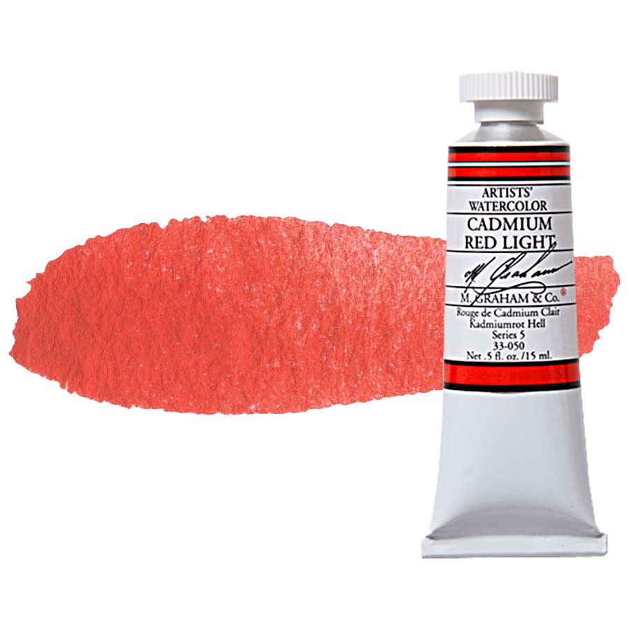 M Graham Watercolor 15ml Tube Cadmium Red Light - (200017926)