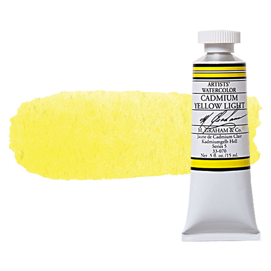 M Graham Watercolor 15ml Tube Cadmium Yellow Light - (200017929)