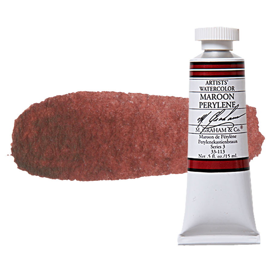 M Graham Watercolor 15ml Tube Maroon Perylene - (200017945)