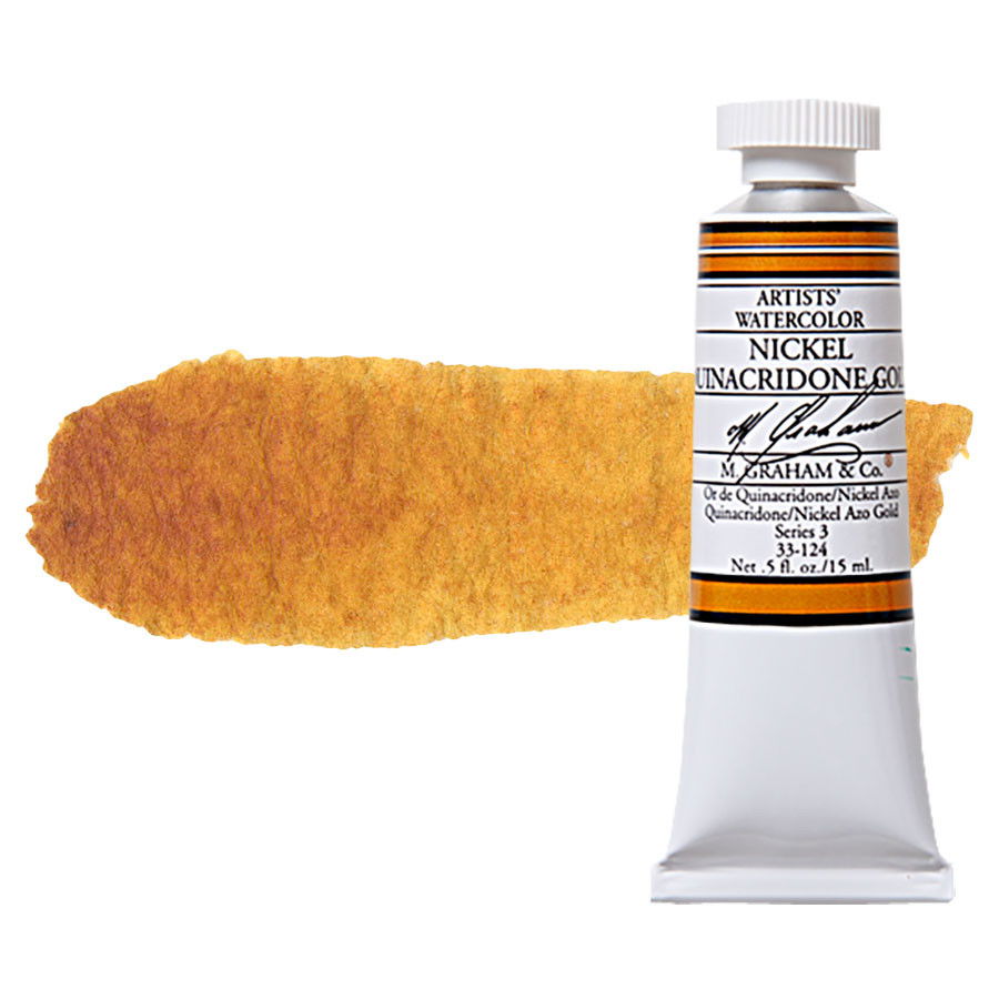 M Graham Watercolor 15ml Tube Nickel Quinacridone Gold - (200017952)