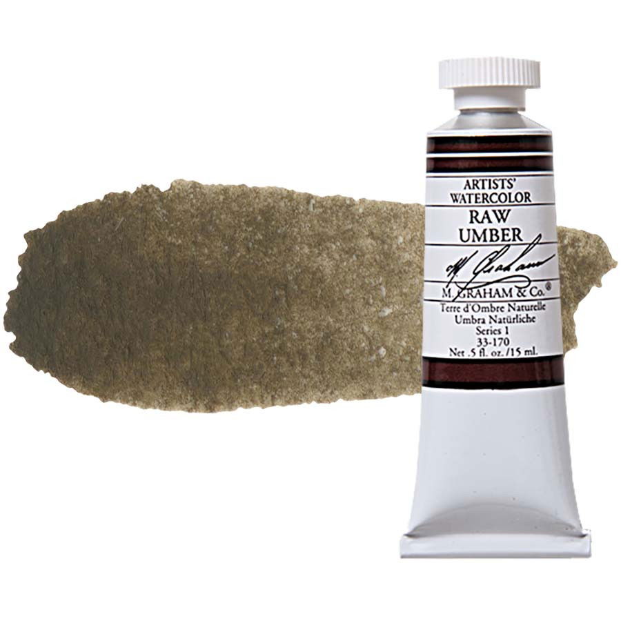 M Graham Watercolor 15ml Tube Raw Umber - (200017969)
