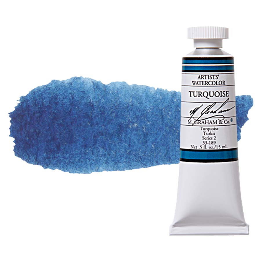 M Graham Watercolor 15ml Tube Turquoise - (200017978)