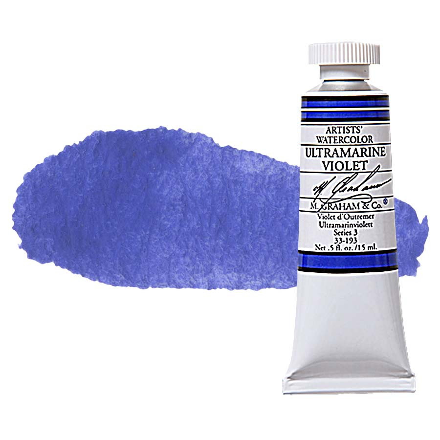 M Graham Watercolor 15ml Tube Ultramarine Violet - (200017981)