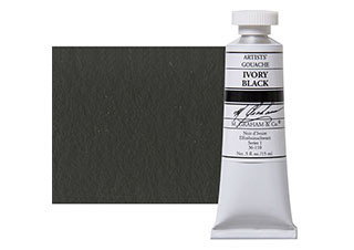 M. Graham Artists' Gouache 15ml Ivory Black - (200030201)