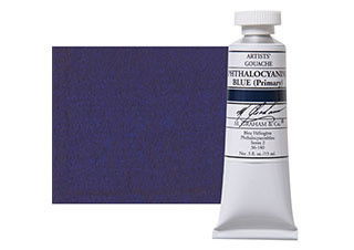 M. Graham Artists' Gouache 15ml Phthalocyanine Blue Primary - (200030206)