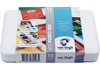 Van Gogh 12 Pan Pocket Box