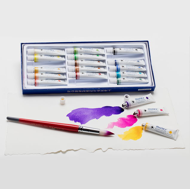 Maries Extra-Fine Watercolor Set of 18 Colors 12ml Tubes - (53895) Maries Extra-Fine Watercolor Set of 18 Colors 12ml Tubes - (53895)