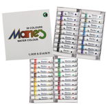 Maries Extra-Fine Watercolor Set of 36 Colors 12ml Tubes - (200035608)