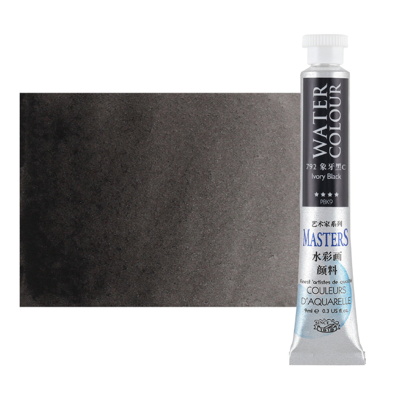 Maries Master Quality Watercolor 9 ml Ivory Black - (90865)