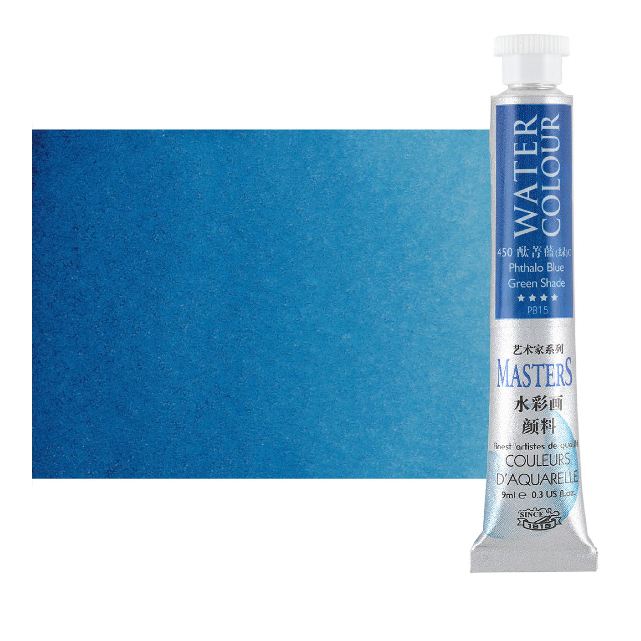 Maries Master Quality Watercolor 9 ml Phthalo Blue (Green Shade) - (90879)
