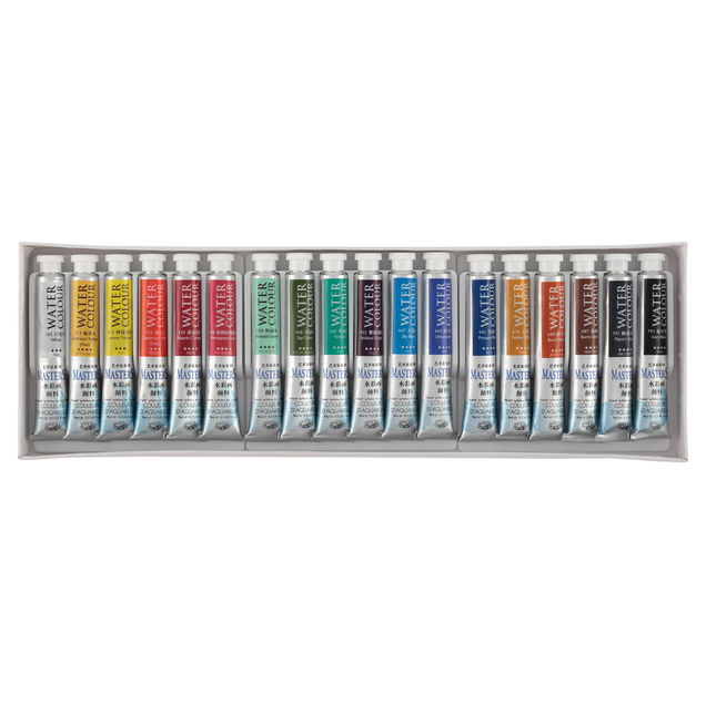 Maries Master Quality Watercolor 9ml Set of 18 - (200036386) Maries Master Quality Watercolor 9ml Set of 18 - (200036386)