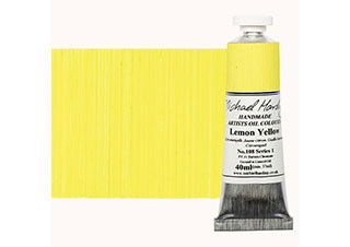 Michael Harding Artists Oil Colour 40ml Lemon Yellow - (200000052)