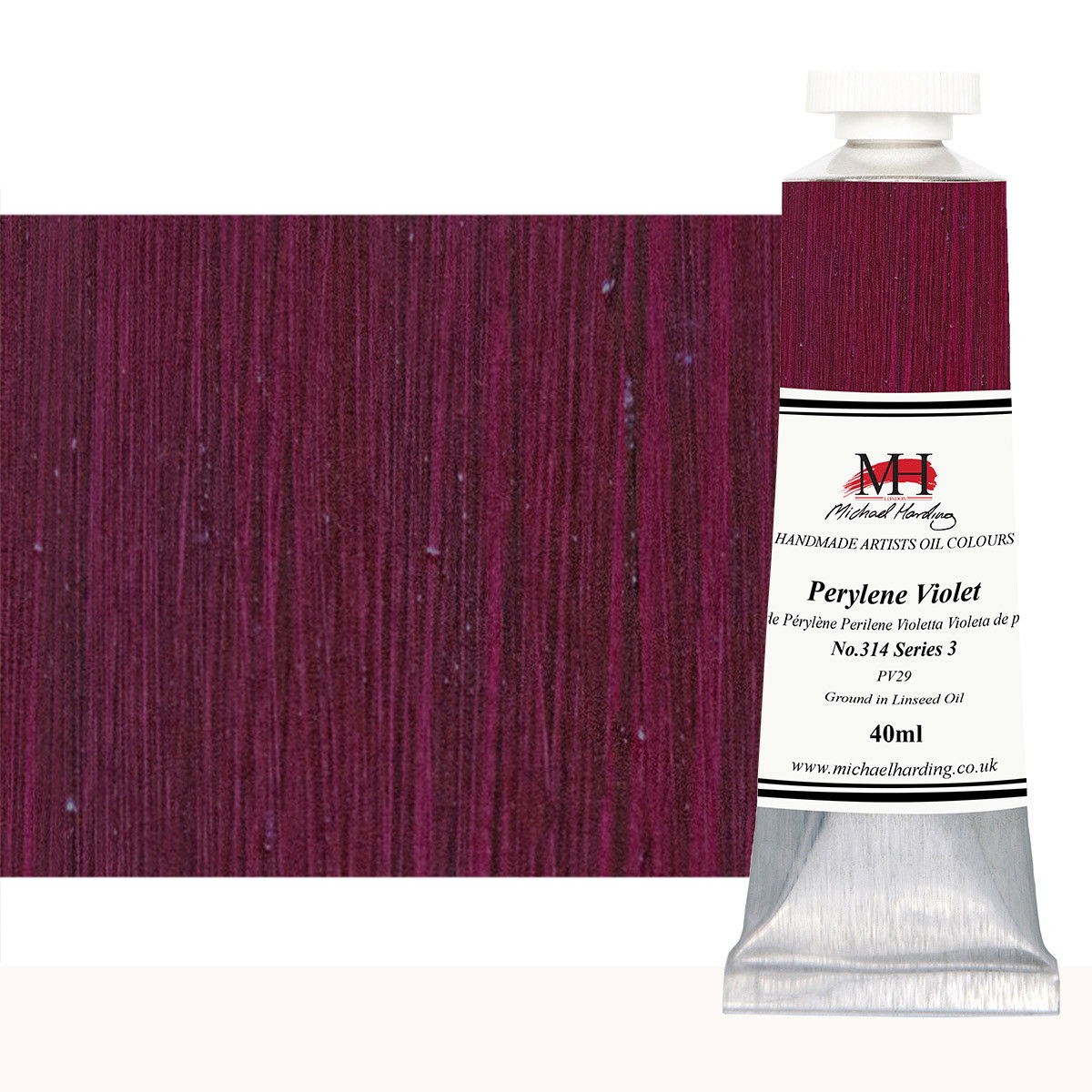Michael Harding Artists Oil Colour 40ml Perylene Violet - (200036690)