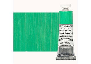 Michael Harding Artists Oil Colour 40ml Permanent Green Light - (200000059)