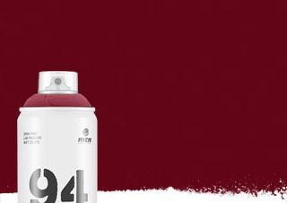 Montana Colors MTN 94 Spray Paint Bordeaux Red 400ml Can - (1000077569)