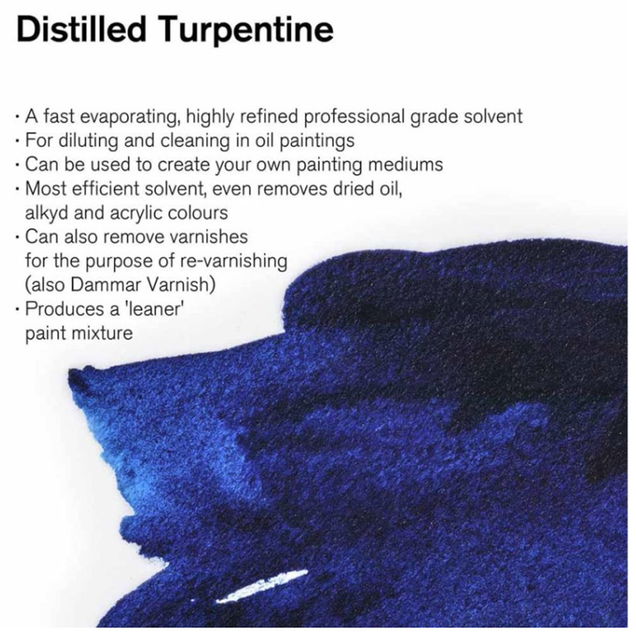 Winsor & Newton English Distilled Turpentine Winsor & Newton English Distilled Turpentine